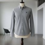 Mens Grey Oxford Shirt