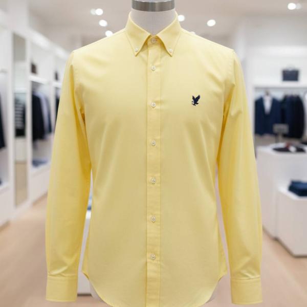 Mens Lemon Poplin Shirt